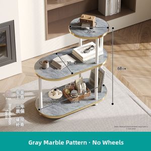 MOLORE | Slim Mobile End Table for Small Spaces