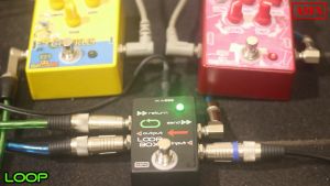 ASFX LOOP BOX true bypass looper efek AB Switch untuk gitar dan bass