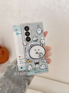 Samsung ZFold7 Magnetic Attraction Phone Case Foldable Screen Protector New Model Anti-Fall Cute Hard Shell with Stand