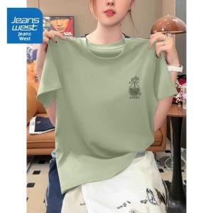 Jeanswest | Áo Thun Tay Ngắn Form Rộng cho Bé Gái Kiểu Mới 2026