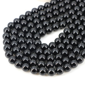 Natural Stone Golden Obsidian Beads Round Loose Black Spacer Bead 4 6 8 10 12mm Jewelry DIY Making Bracelet Necklace Accessories