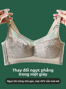 YUNASHA | Áo Ngực Nâng Đỡ Có Dây Đàn Hồi Cho Ngực Lớn Trông Nhỏ Gọn
