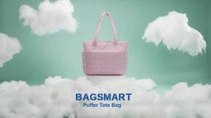 BAGSMART Puffer Tote Bag Cloud Women Puffy Shoulder Bag Handbag for Travel Work School Lightweight