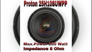 Speker Woofer 10 inch Proton 25H100SUWPP