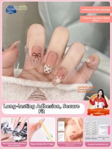 CHUBEISHI | Slimming White Premium Kids Press-on Nails