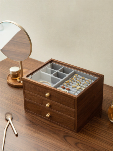 NORDIC MORE | Elegant Practical Wooden Jewelry Box