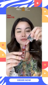 Lip Cream Soft Matte Creamy Liquid B.U.T - Touch Red | Vitamin C Transferproof & High Pigmented | Reglow x B.U.T