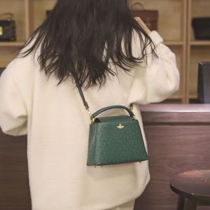 Trendy Womens Bucket Bag Shoulder Box Handbag Crossbody Purse Luxury Minimalist Style Fashionable Casual PU Leather