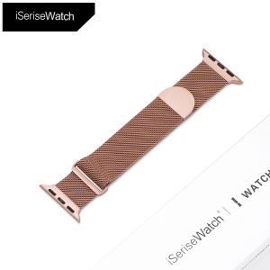 iSeriseWatch | Summer Breathable Magnetic Mens Womens Metal Starlight Color Premium Milanese iWatch Band