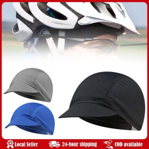 New Cycling Cap Bicycle Hat With Visor UV Protection Sun Block Headwear For Men Women Road Bike Head Caps Helmet Liner Motorcycle Helmets Liner Men Running Hat Sweatproof Visor Brim Fishing Caps With Breathable Mesh Bike Hat Under Helmets Summer
