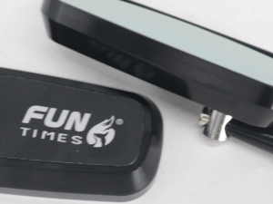 CNC aluminum alloy rearview mirror electric motorcycle modification universal reversing mirror blue mirror anti-glare