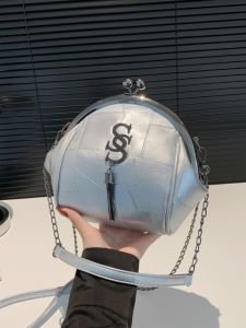 Fashionable Shell Shaped Shoulder Bag for Women 2024 New Net Red Chain Clutch Bag Handbag Casual PU Leather Medium Size