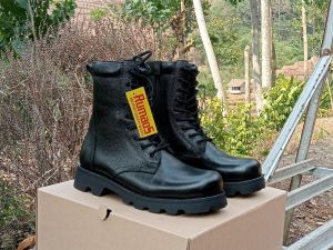 Rumaos sepatu PDL boots kulit bintik jeruk premium sol radial