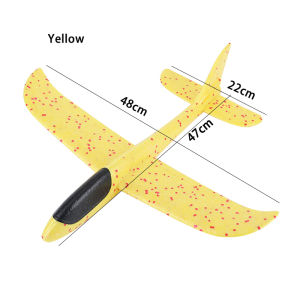 48CM Large Foam Hand Throwing Aircraft Foam Gyratory Stunt Pressure Resistant Model EPP Aircraft Outdoor Toys For Boys Children