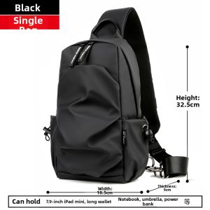 BEIDAO | Casual Canvas Chest Bag Crossbody Bag