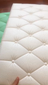 70*35cm 3D Stereo Wall Stickers Anti-collision Headboard Waterproof Thicken Foam Wall Panel Tatami Soft Foam Anti-collision Cushion Self Adheneive Wallpaper Bedroom Home Bedroom Living Room Bed Decor