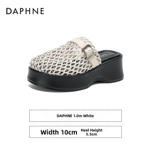 Daphne | Hollow Peep Toe Slip On Non-slip Summer Mule Sandals