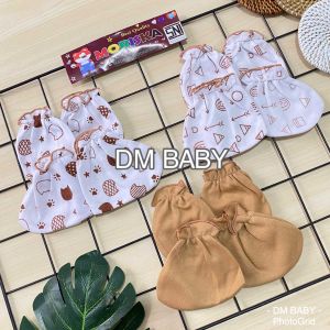 SERI COKSU - 3 Set / 3 Bungkus Sarung Tangan Bayi Dan Sarung Kaki Bayi SNI Sartaki NewBron Bayi Baru Lahir
