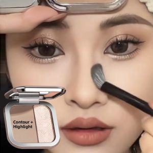 MGL Integrated Palette Contour Highlighter Powder Brightens Facial Features Nose Shadow 3D Beauty Shaping Cosmetic Tool