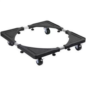 Adjustable Rolling Washing Machine Base Stand