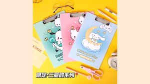 Bảng kẹp A4 tài liệu giấy vẽ SANRIO dễ thương BAG U KA4SAN28