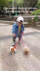 Đồ Chơi Chó bôngđồ chơi Cún Con Biết ĐiBiết Sủa Cực Vui Biết Lắc Mông Cực Cute Món Quà Đáng Yêu Cho Bé