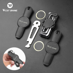 WEST BIKING Bicycle Multifunction Tire Lever MTB Road Bike Repair Tool Alloy Steel Portable Bicycle Multi Wrench Tools Mini Bicycle Repair Tool Kit