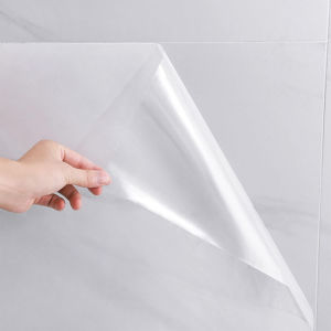 Clear Wall Self Adhesive Stick Wallpaper Oil Proof Waterproof Contact Paper PVC for Kitchen Office Wallpaper Cabinets