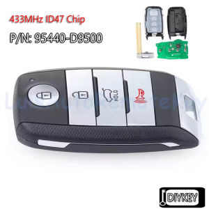 4 Buttons Smart Remote Car Key Fob 433MHz ID47 Chip for Kia Sportage 2016 2017 2018 2019 2020 P/N: 95440-D9000 95440-D9500