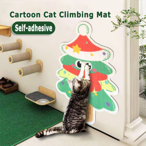 Wall Mounted Cat Scratching Pad Climbing Sticker Pet Furniture Protector Multi-Functional Cat Climbing Mat