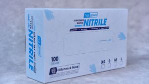 Găng tay thực phẩm nitrile Hygi Kitchen and Food không bột màu Xanh | Trắng | Đen hộp 100 chiếc