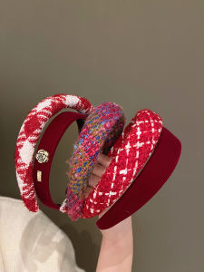 Children's New Year Celebration: Red Hairband & Non-Damaging Hair Press