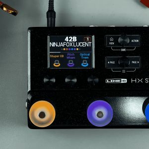 Ninjafox Lucent Toppers a transparent touch-sensitive topper compatible with the Line 6 Helix and HX product lines (HX STOMP NOT INCLUDED)