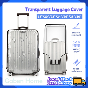 18-30 Inch Transparent Luggage Cover Waterproof PVC Suitcase Protector Travel Dust Proof Luggage Cover 行李箱保护套