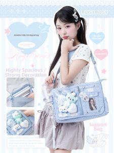 RosyPosy | Fan Support Dot Design Shoulder Crossbody Bag