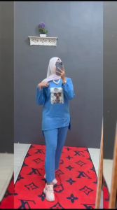 ONE SET CRINKLE SABLON HAIR TIE/ATASAN MUSLIMAH TERBARU/BUSANA MUSLIMAH TERBARU