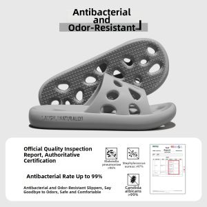 RUNROU | Non-Slip Odor-Resistant Slipper With Drainage And Antibacterial Design