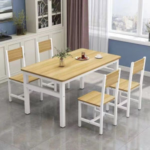 Modern Minimalist Fast Food Restaurant Table And Chair Combination Rectangular Commercial Dining Table for Cafeteria And Breakfast