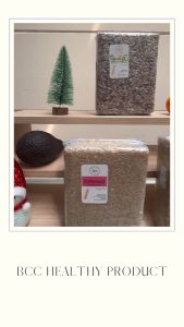 ข้าวกล้องหอมมะลิ 1 กิโลกรัม บรรจุถุงสุญญากาศ ตราไก่สีทอง