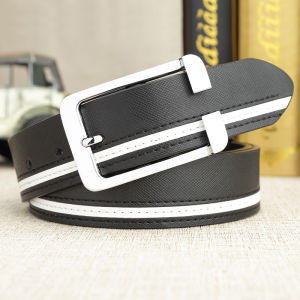 Thắt Lưng Da Thật Golf 2025 Dành Cho Nam Thắt Lưng Khóa Kim Loại Màu Trắng Thắt Lưng Thường Ngày Đa Năng Thắt Lưng Quần Trẻ Trung Phong Cách Hàn Quốc