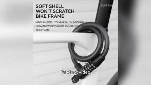 RockBros | ROCKBROS 4 Chữ Số Khóa Xe Đạp Chống Trộm 117Cm Di Động Cáp Thép Cho MTB Xe Đạp Đường Bộ Xe Điện Đi Xe Đạp Phụ Kiện