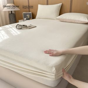 NAIYOUCHENG | Cotton Three-layer Jacquard Bed Skirt Set Mattress Protection Slip-resistant