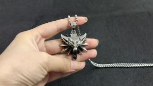 Vintage Punk Wolf Head Pendant Necklace For Men Boys Hip Hop Biker Jewelry Geralt of Rivia Slavic Viking Necklaces Dropshipping