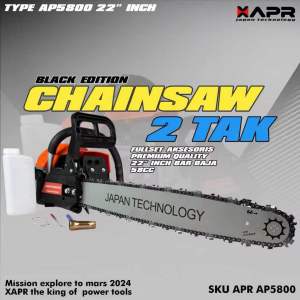 BANTING HARGA!!! AP5800 SENSO 22INCH APR JAPAN PEMOTONG KAYU CHAIN SAW GARANSI RESMI 5 TAHUN