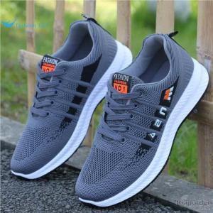 Mens Breathable Sports Shoes Soft Bottom Casual Work Shoes Mesh Shoes All-Match Trendy Anti-Slip Slip-On Shoes