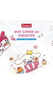 Pocket File & Map Zipper A5 Karakter: Aksesori Kantor Berkualitas