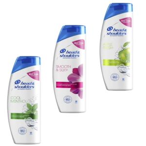 แชมพู เฮดแอนด์โชว์เดอร์ แชมพูขจัดรังแค สูตรเย็น คูล เมนทอล แอปเปิ้ล เฟรช สมูธแอนซิลกี้ ขนาดพกพา Head & Shoulders 65 มล.