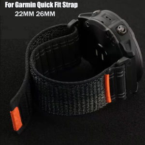 Quickfit Nylon Strap For Garmin Fenix 8 Pro Band Fenix8 E 7 7X 6 6X Bracelet Iwatch Tactix 8/Quatix8 Pro Enduro 3 Epix Pro Gen 2