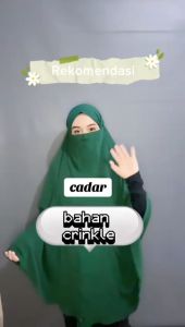cadar terbaru bahan crinkle