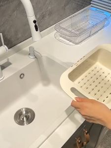 可伸缩水槽洗菜篮#Expandable Sink Vegetable Washing Basket